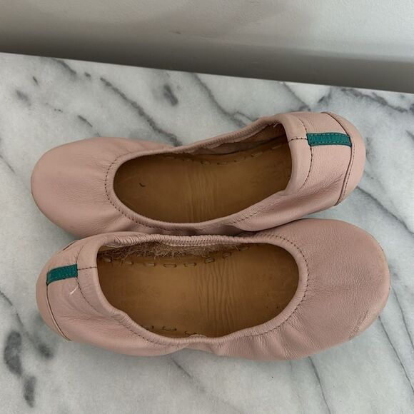 Tieks Pink Leather Ballet Flats Sz 5 - Picture 7 of 14